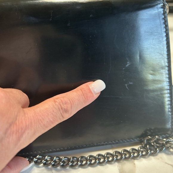 Jimmy Choo Madeline Patent Leather Bag - Picture 7 of 14